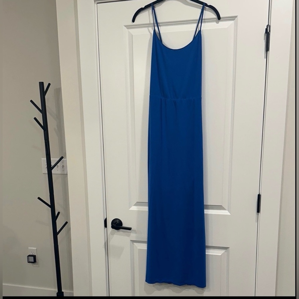 White House Black Market Royal Blue Maxi Dress